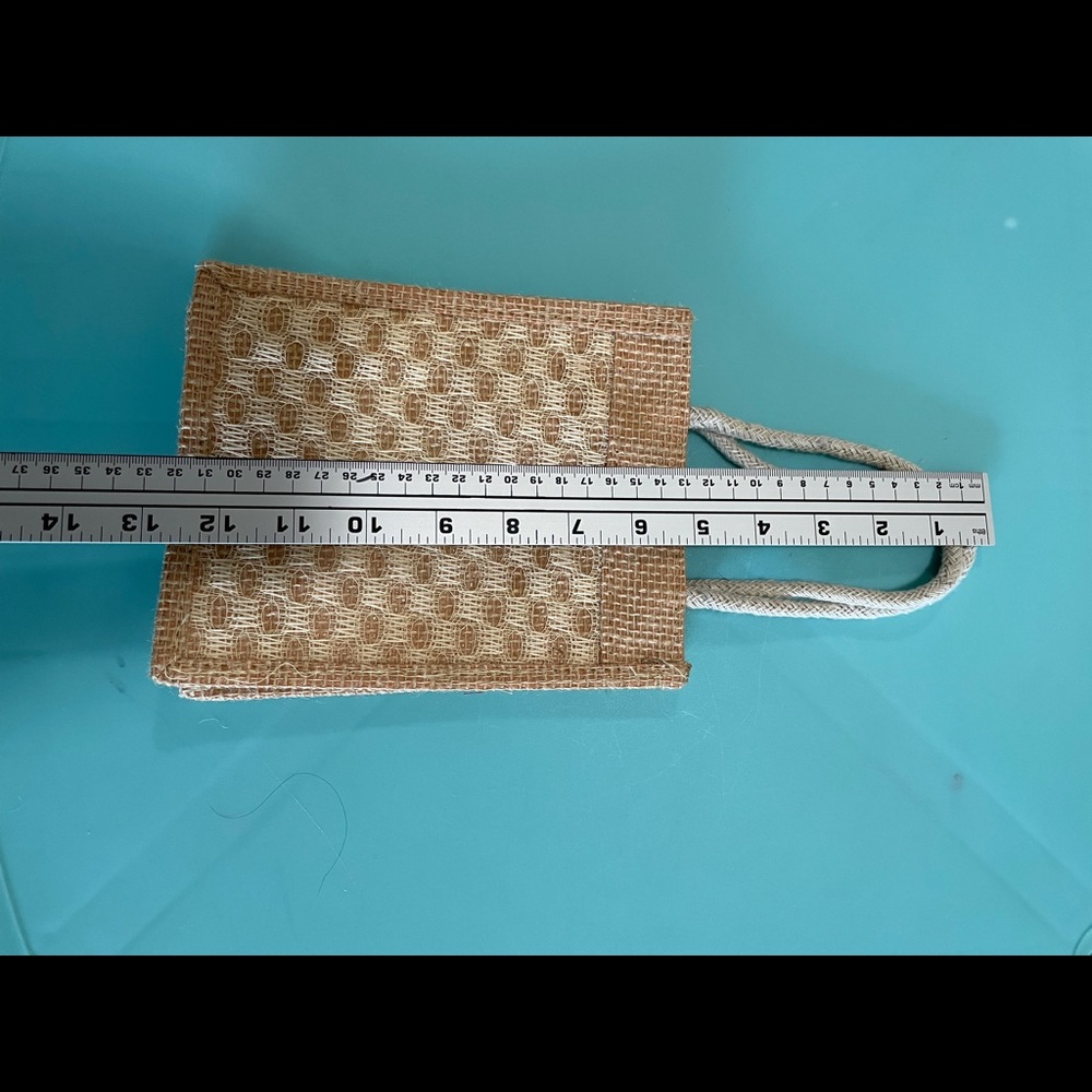 Cute little jute bag - Picture 3 of 5